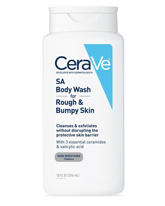 Cerave sa body wash for rough & bumpy skin 296ml