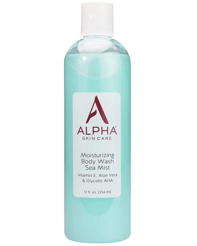 Alpha skincare moisturizing body wash sea mist 354ml