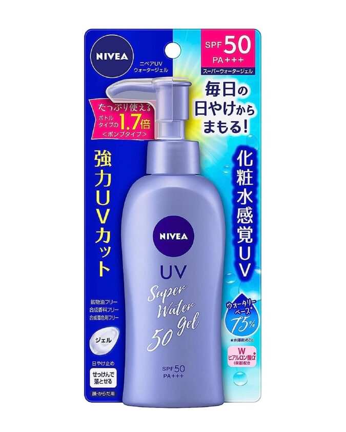 NIVEA UV SUPER WATER 50 gel spf50 PA+++ 140g