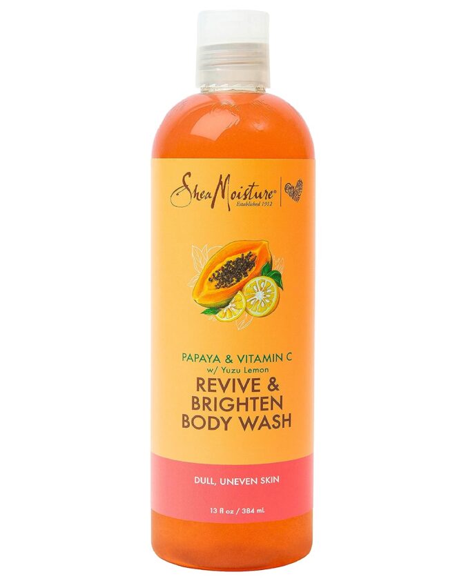 Shea moisture Papaya & vitamin c revive & brighten body wash 384ml