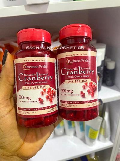 Puritans pride Cranberry Fruit Concentrate one per day