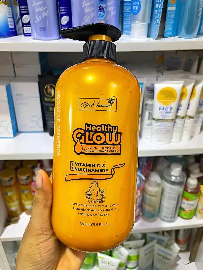 BIO NATURE Healthy Glow Ultra Lightening Body Wash With Vitamin c & Niacinamide 1000ml