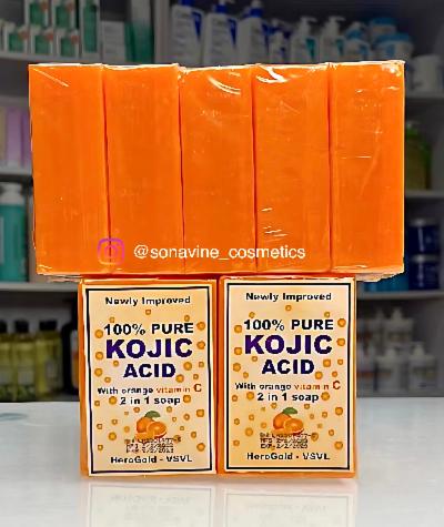 HEROGOLD 100% Pure Kojic Acid Soap 5in1
