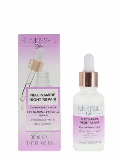 Sunkissed Skin Niacinamide Night Repair Rejuvinating Night Repair Serum 30ml