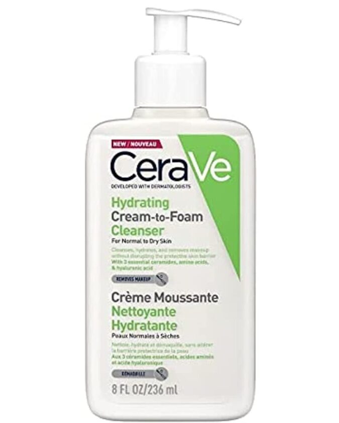 Cerave hydrating cream to foam cleanser 8oz 236ml