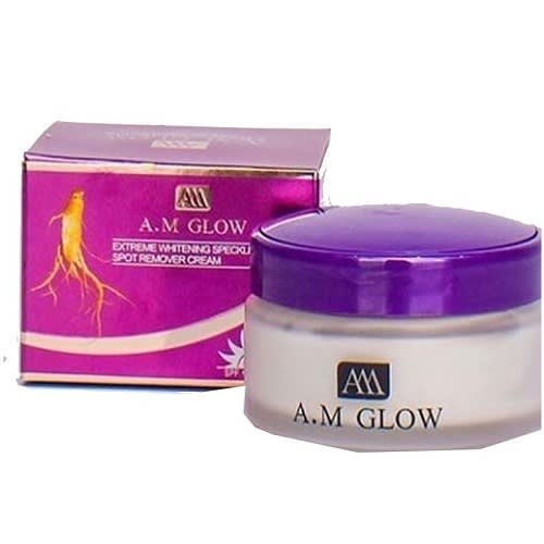A.M glow extreme whitening speckle snd spot remover cream spf35